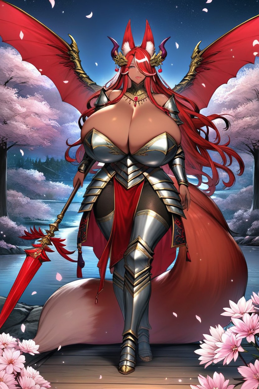 Forest, Gold Jewelry, Lipstick Hentai AI Porn