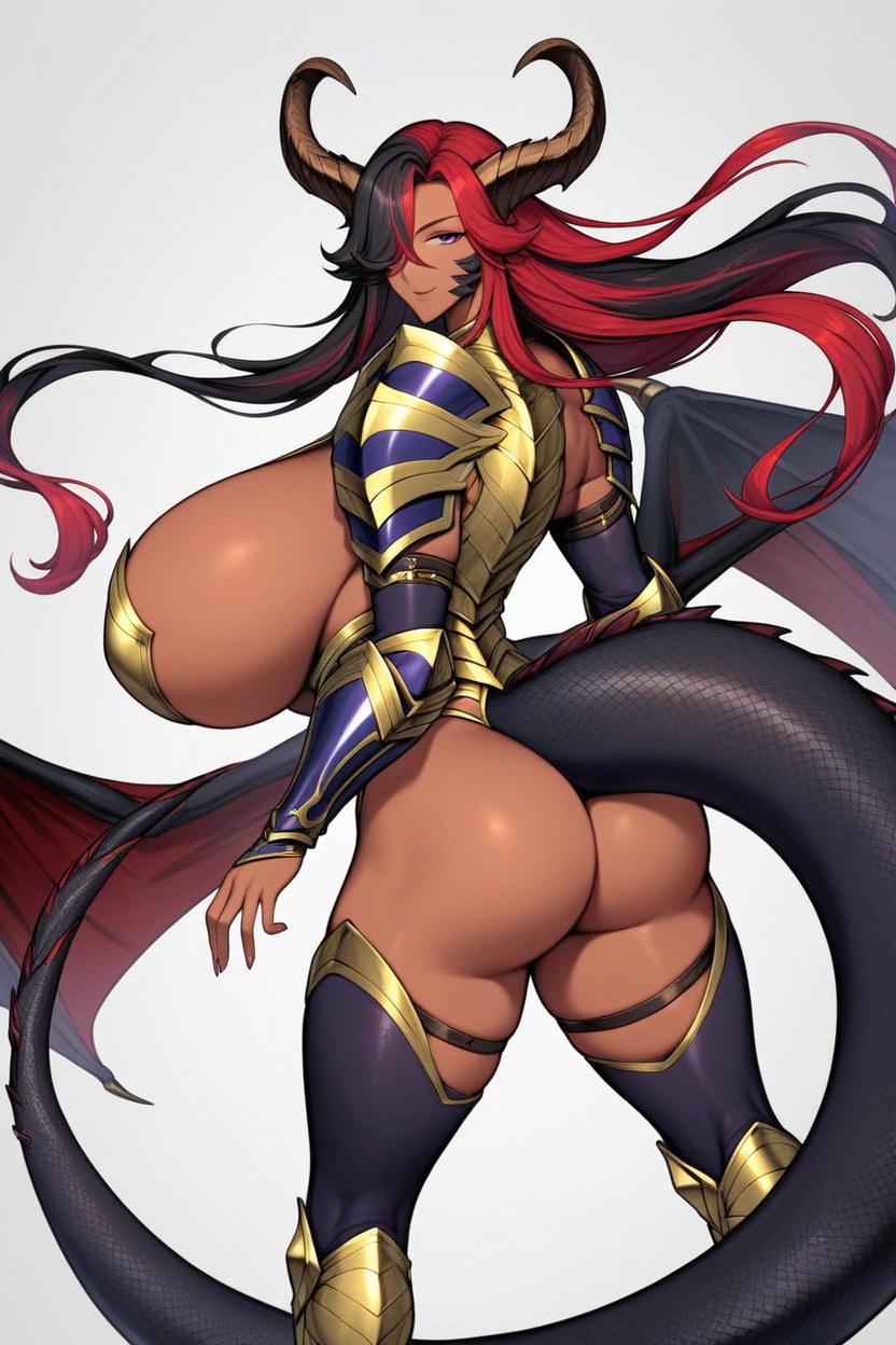 18+, Purple Eyes, Hyper Breasts Hentai AI Porn