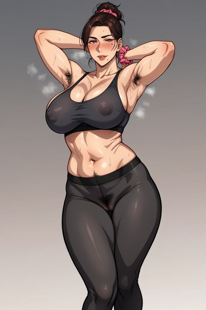 Mole, Smile, Belly Hentai IA