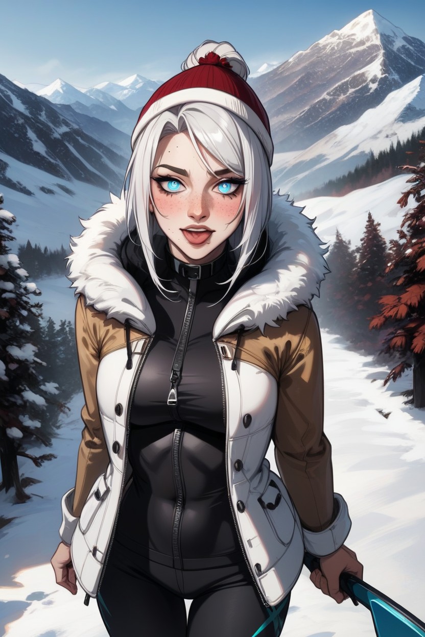 Most Detailed Face, Waist, Wide Open Eyes Hentai AI Porn