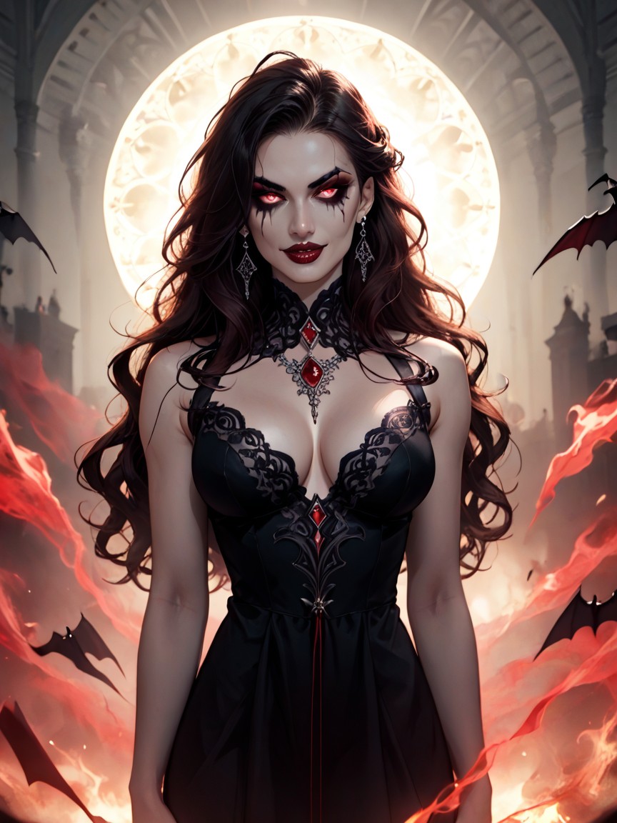 Bewitching, Sensuality, Full Lips AI Porn