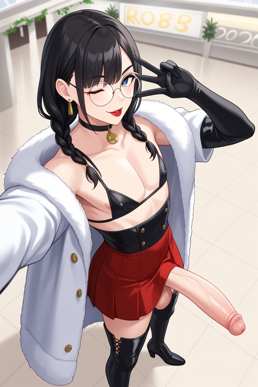 Hyper Huge Cock, Earrings, Femenine Legs AI同性戀黃片