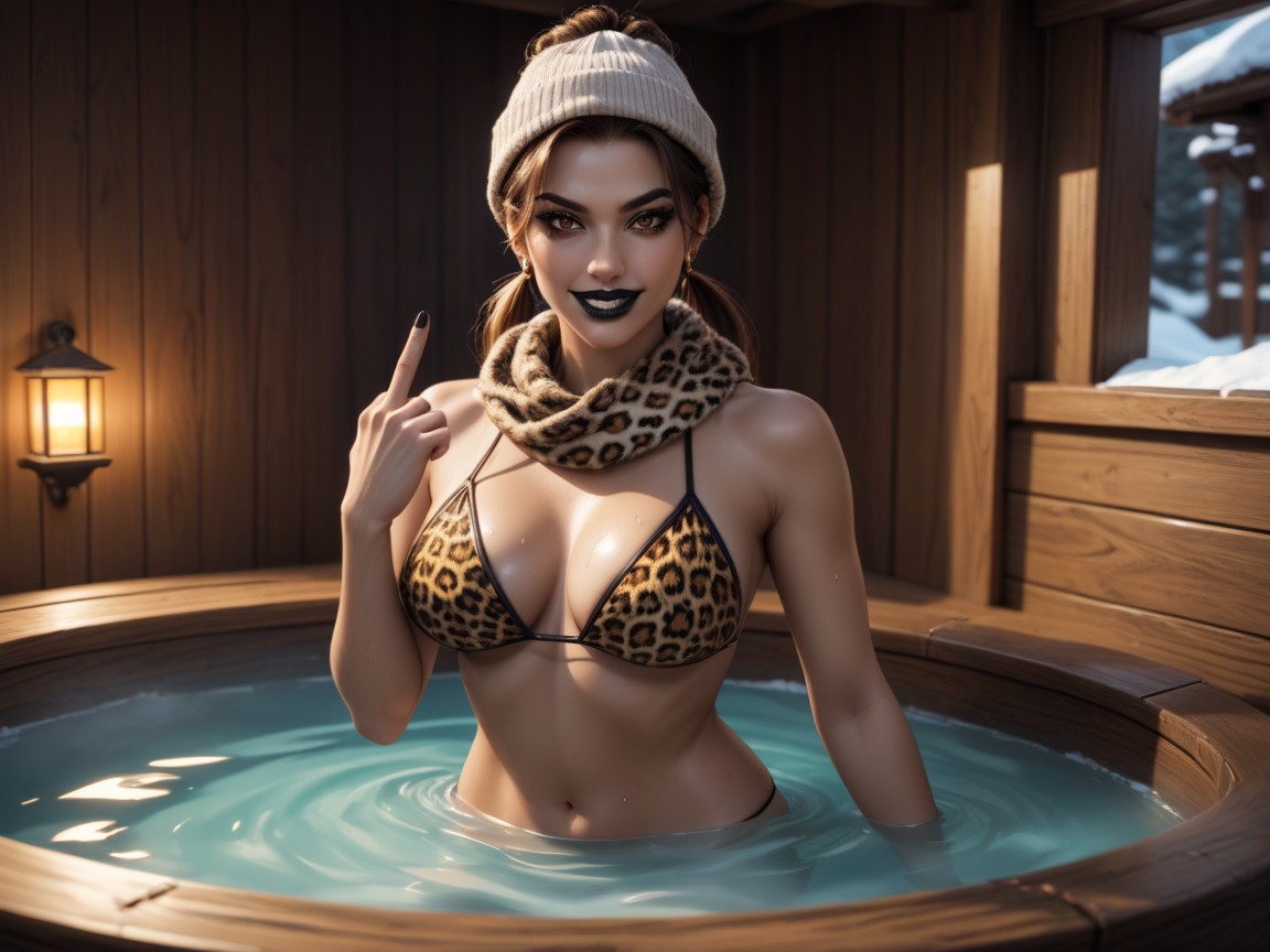 Hips Wider Than Shoulders, バウンスライン, Brown Eyes ラティーナAIエロ