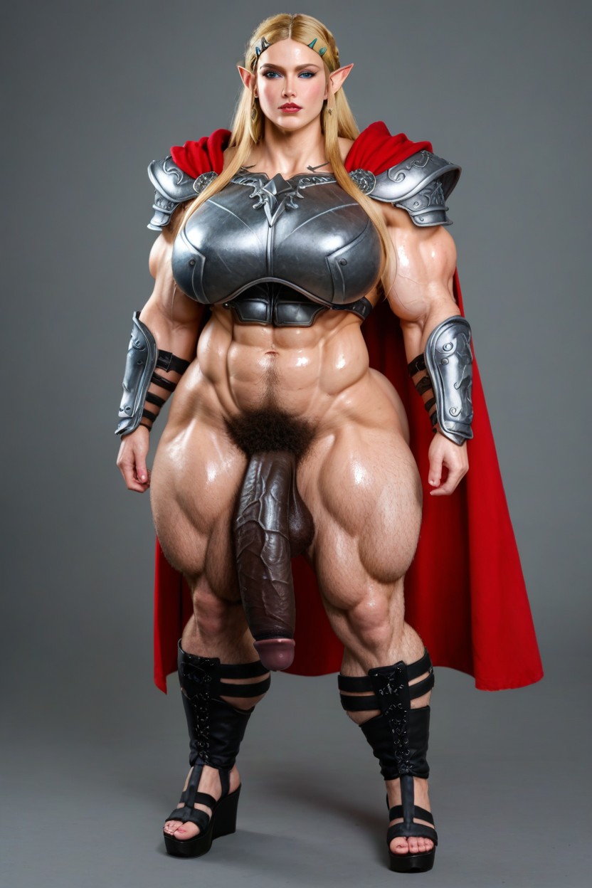 Round Fat Black Testicles, Flaccid Gigantic Black Cock, Excessive Hairy Arms Shemale AI Porn