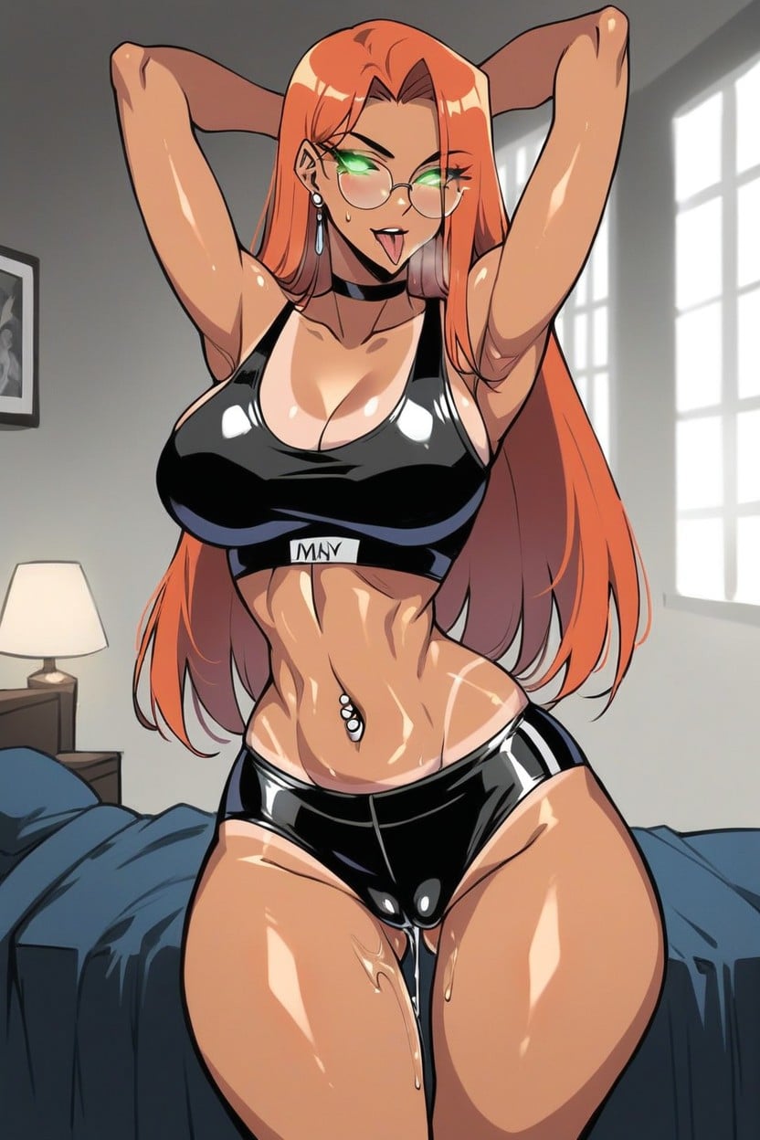 Eyeliner, Visible Breath, Rounded Ass Hentai AI Porn