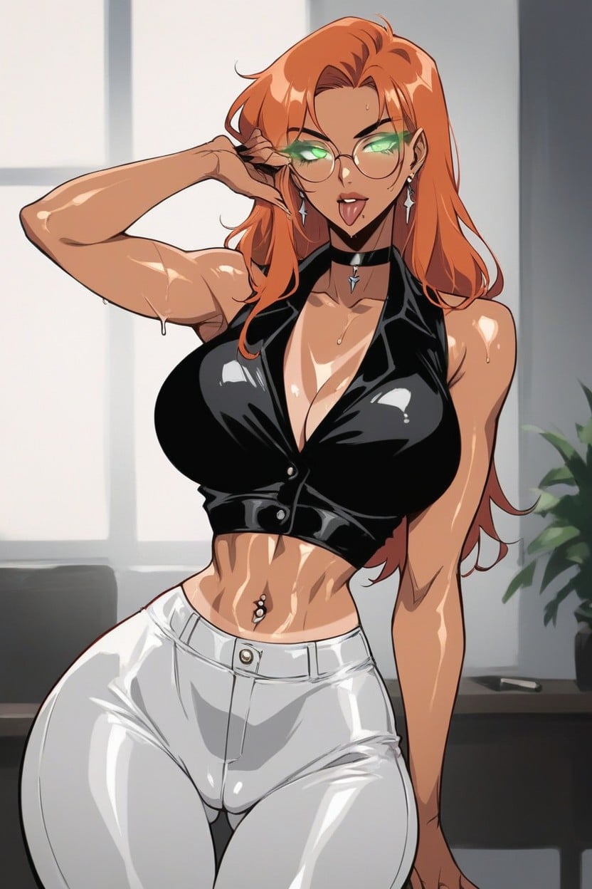 Bedroom, One Arm Up, Visible Breath Hentai AI Porn