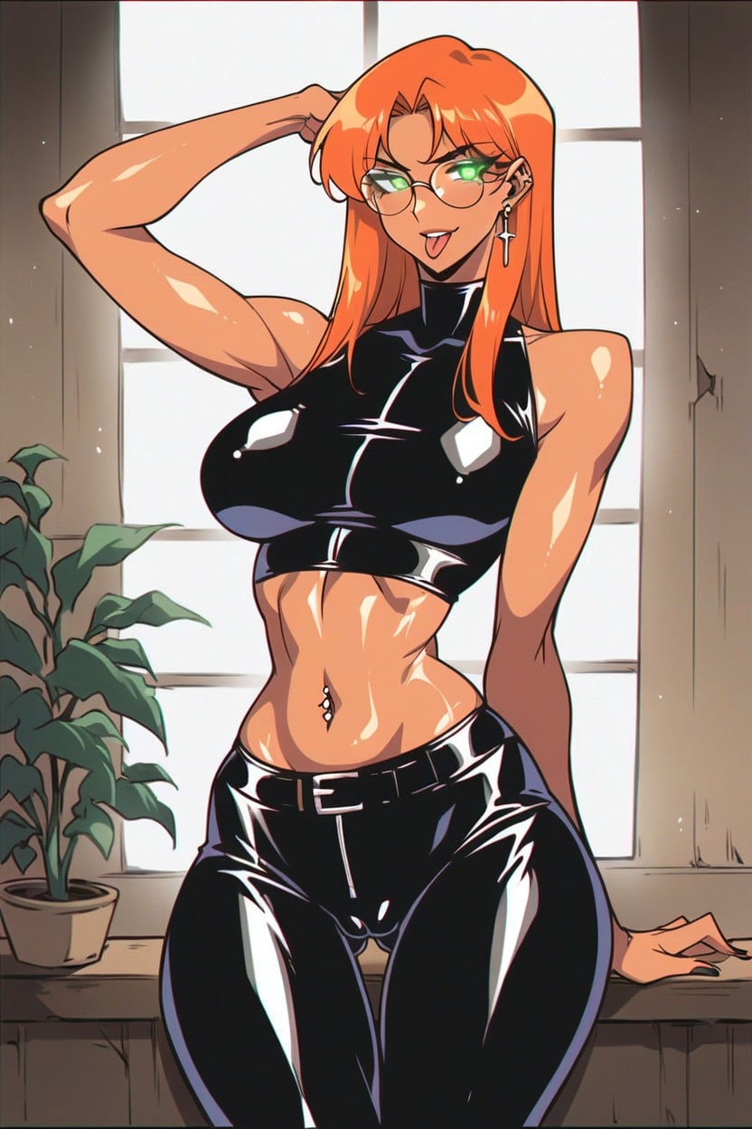Mommy, Oiled Skin, Ribcage Extemely Visible Hentai AI Porn