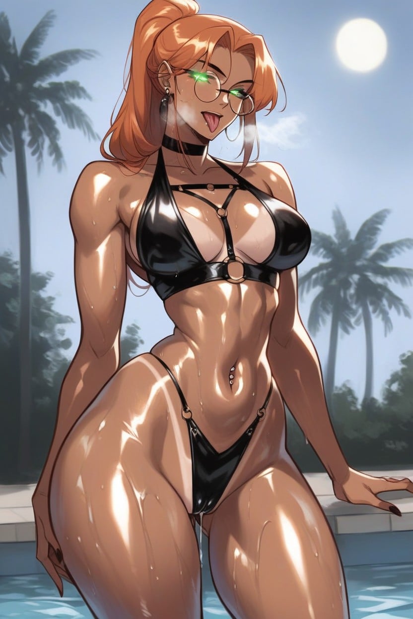 Oiled Skin, Dripping Pussy, Wet Hentai AI Porn