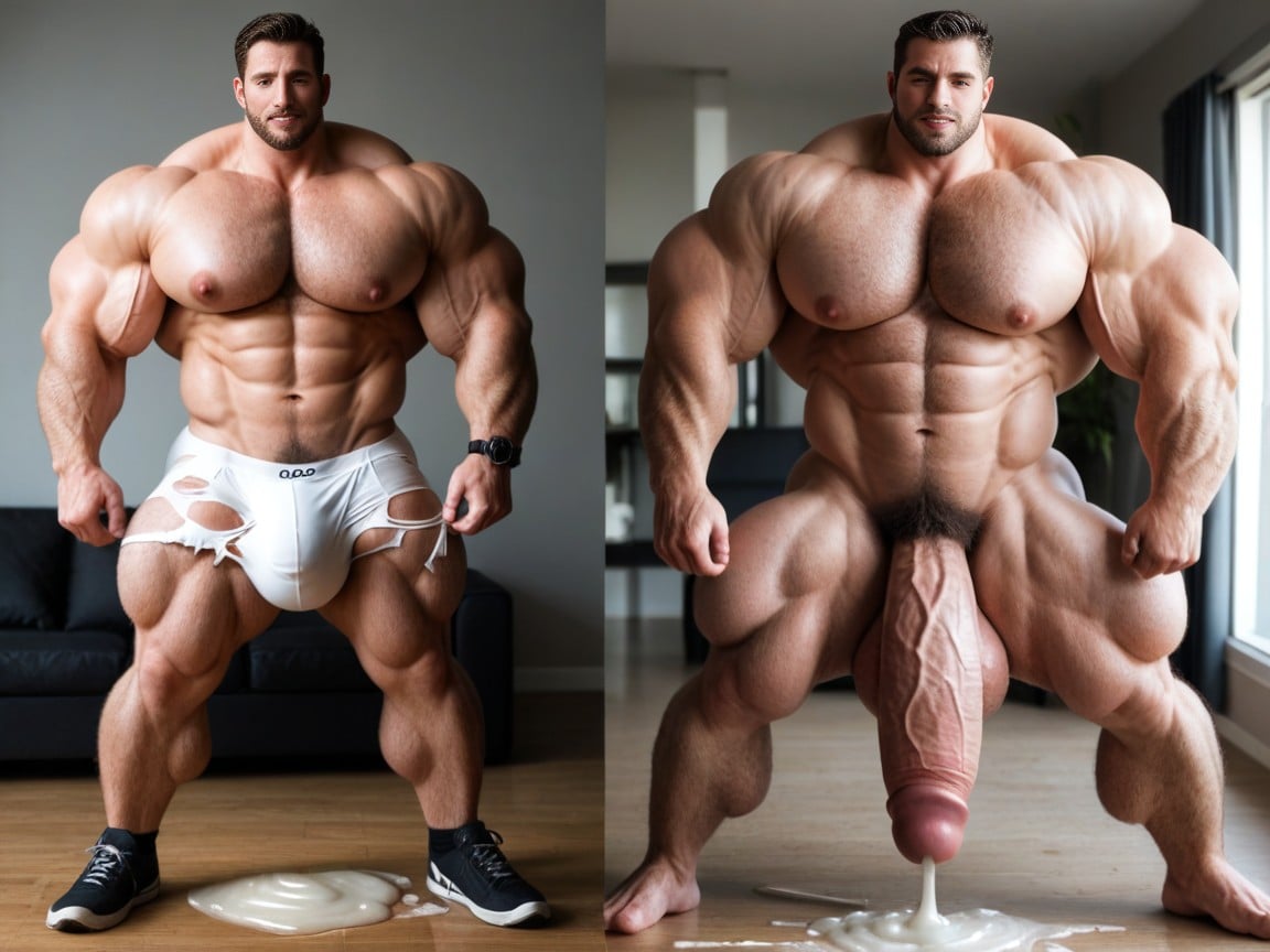 Growing, Hairy Legs, Huge Nipples Porno IA Gay