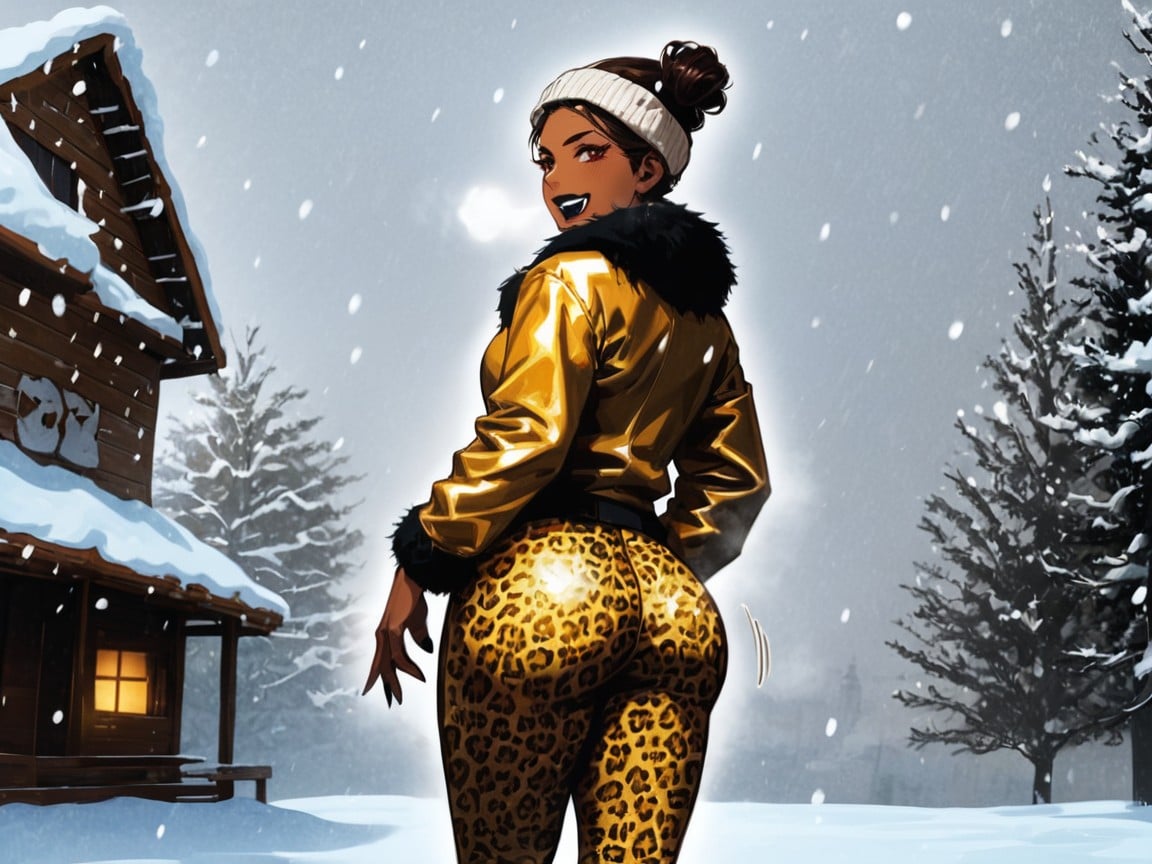 High Color Contrast, Rire, Snow In Hand Porno IA Latina