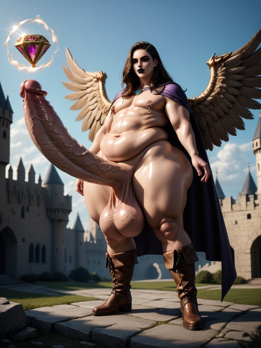 Femboy , Puffy Pecs, Naked AI Gay Porn