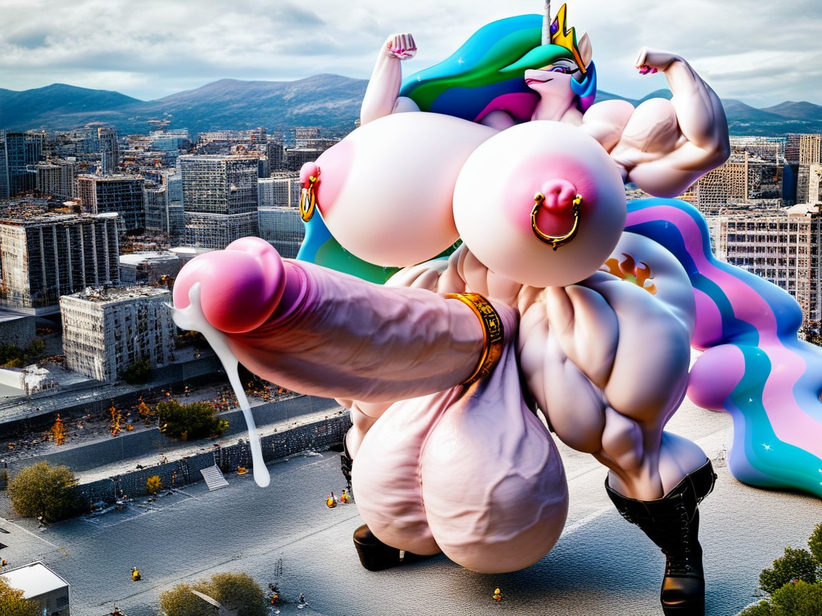Thick Cock, Thick Thighs, Massive Monster Cock Furry AI Porn