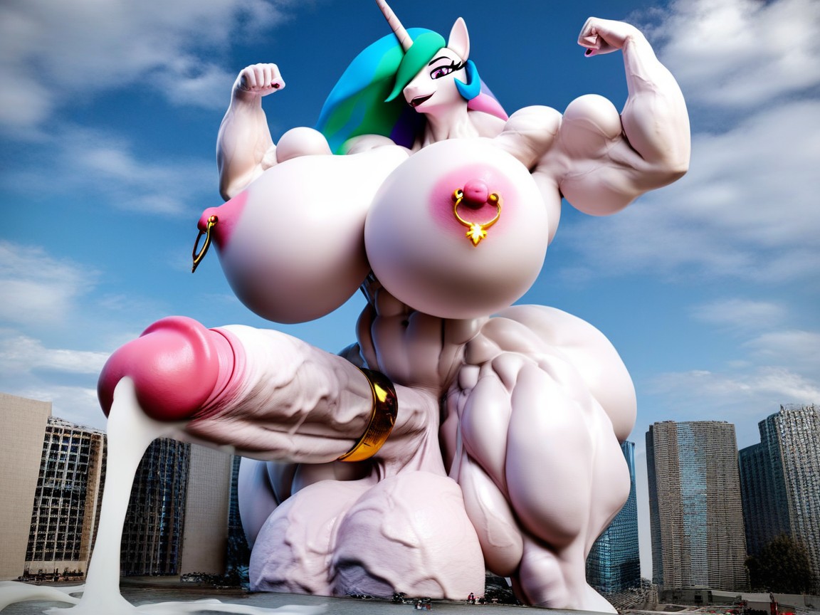 Big Boobs, Huge Cock, Destruction Furry AI Porn