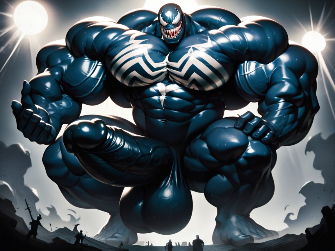 Huge Muscular Bodybuilder, Tall, Huge Ball AI Gay Porn