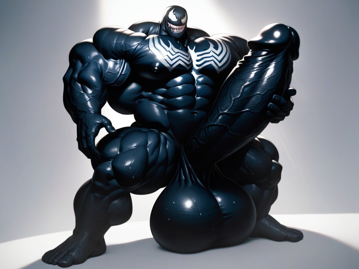 Simple Background, Huge Ball, Masturbation AI Gay Porn