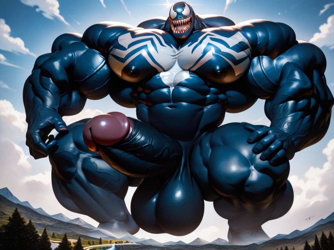 Giant, Impossibly Long Hyper Penis, 18+ AI Gay Porn