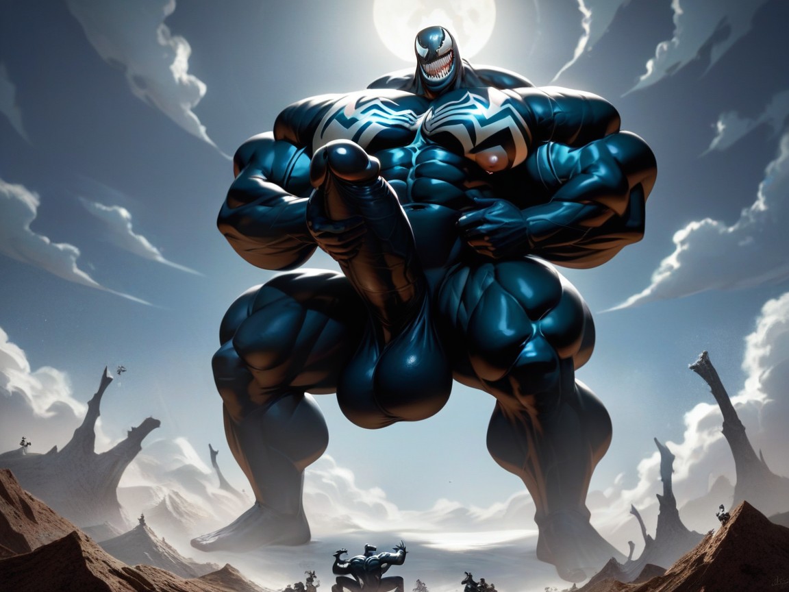 Wide, 18+, Giant Massive Full Body Artwork AI Gay Porn