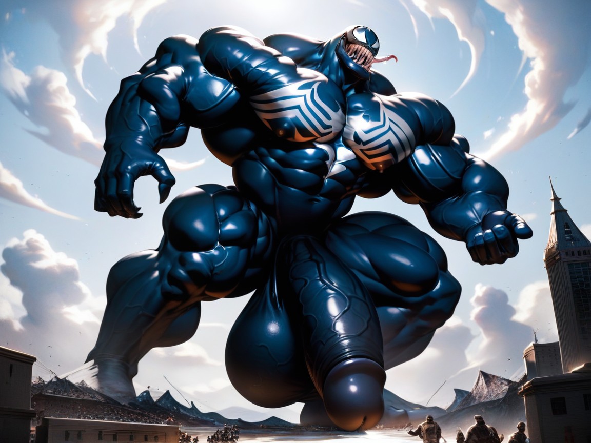 Huge Testicles, Tall, 18+ AI Gay Porn