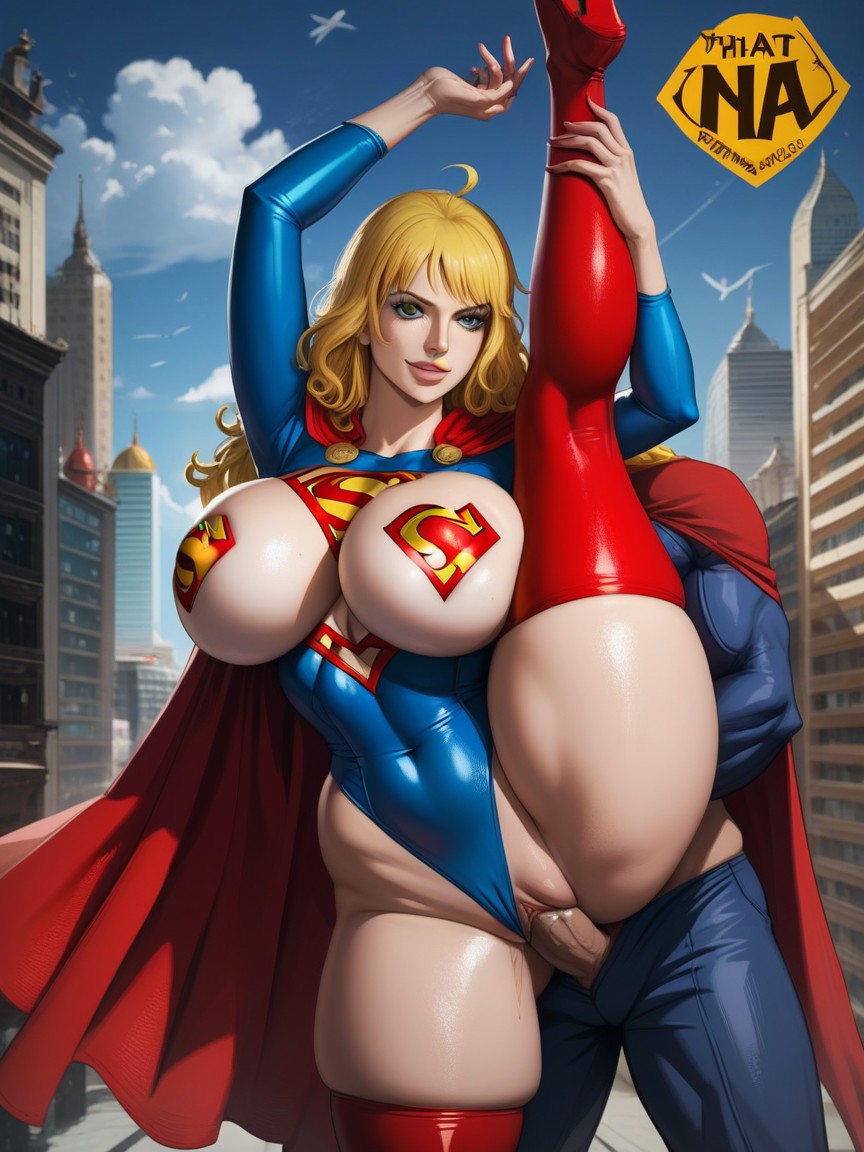 Wide Hips, Huge Round Breasts, Highly Detailed AI Porn