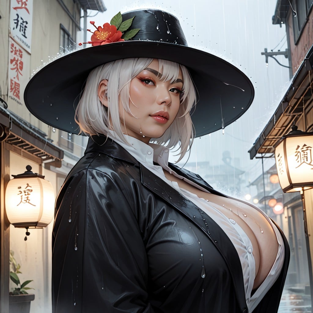 Raining, 1 Persona, Dark Alley Porno BBW IA