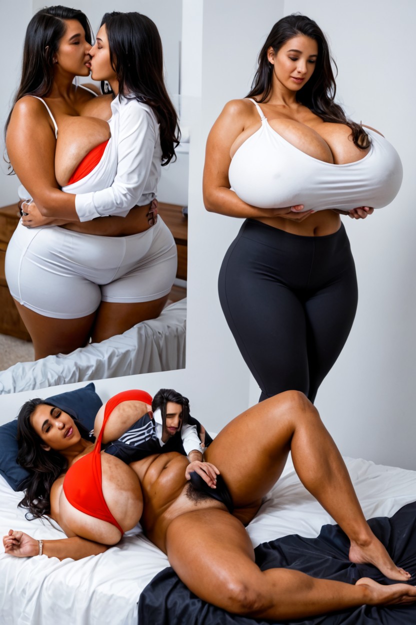 Transformation, Breast Expansion, Body Height Growth Indian AI Porn