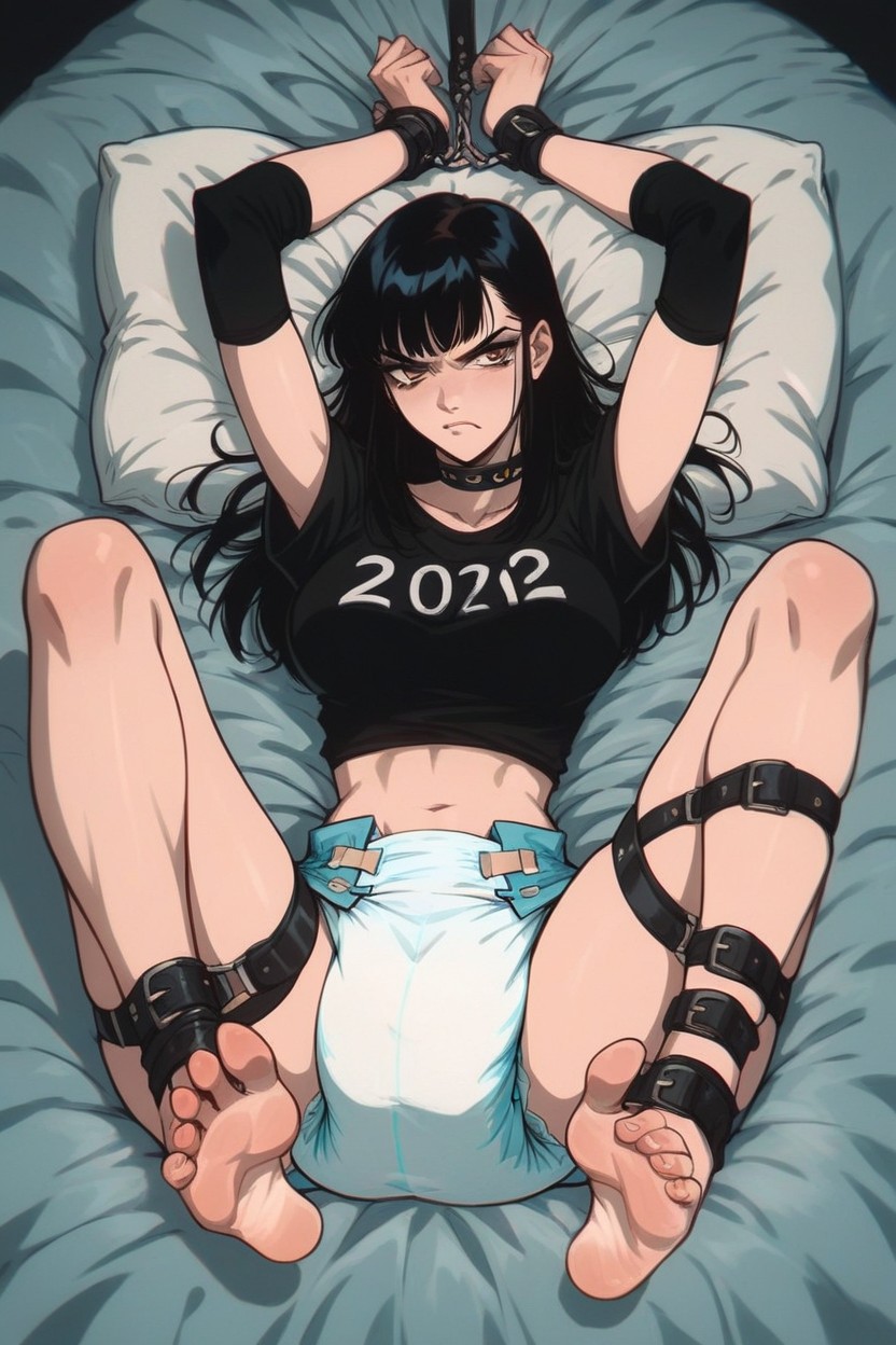 Angry, Brown Eyes, Long Length Hentai AI Porn