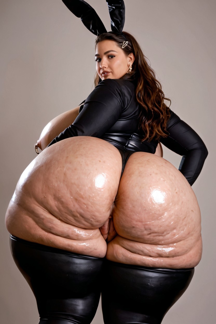 Huge Hips, Head Tilt, Bubble Butt BBW AI Porn