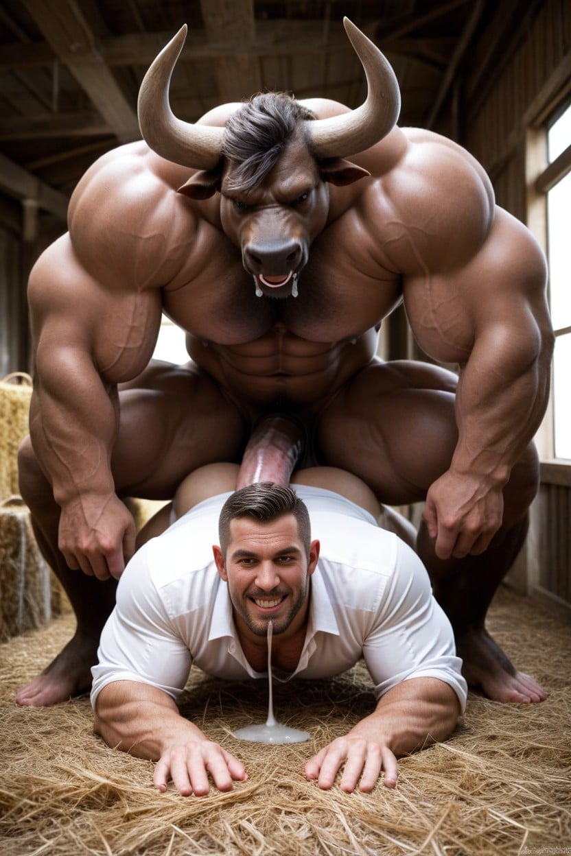 Anal Sex, Muscular Legs, Full Body Length AI Gay Porn