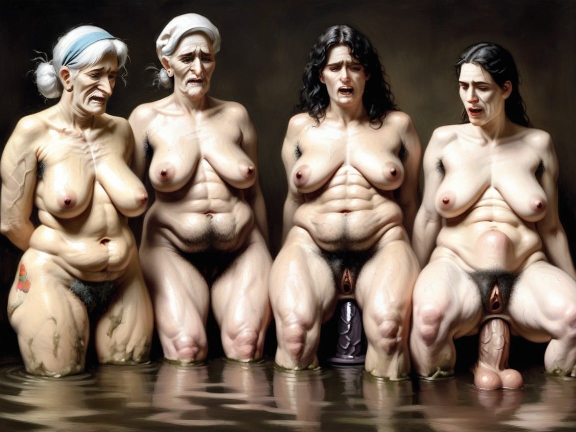 Soiled, Cellulite, Mourn AI Porn