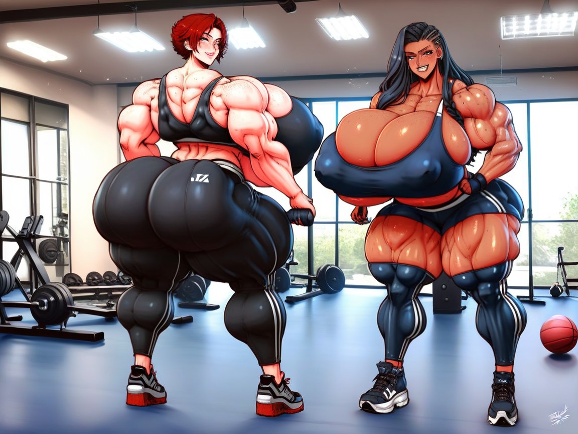 Toned, Hyper Muscular, Alpha AI Porn