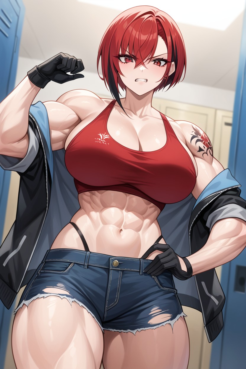 Tattoo, Disgusted, Big Arm AI Porn
