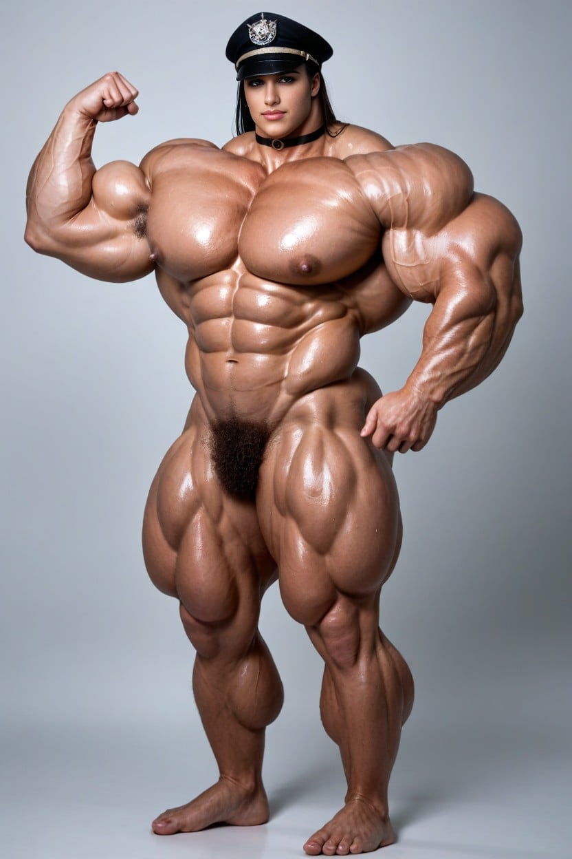 Brown Eyes, Massive Muscles, Full Figure AI Porn