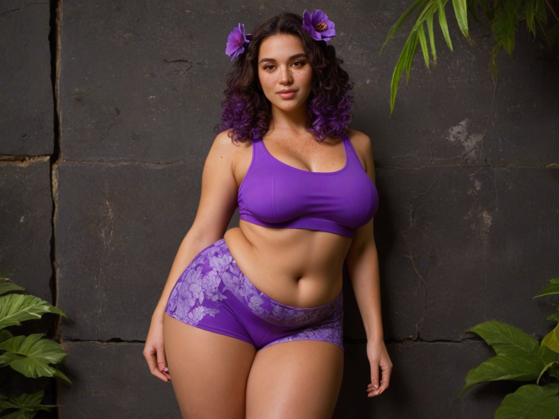 Thick Ass, Extremely Large Ass, Rounded Breast Width Porno latina IA