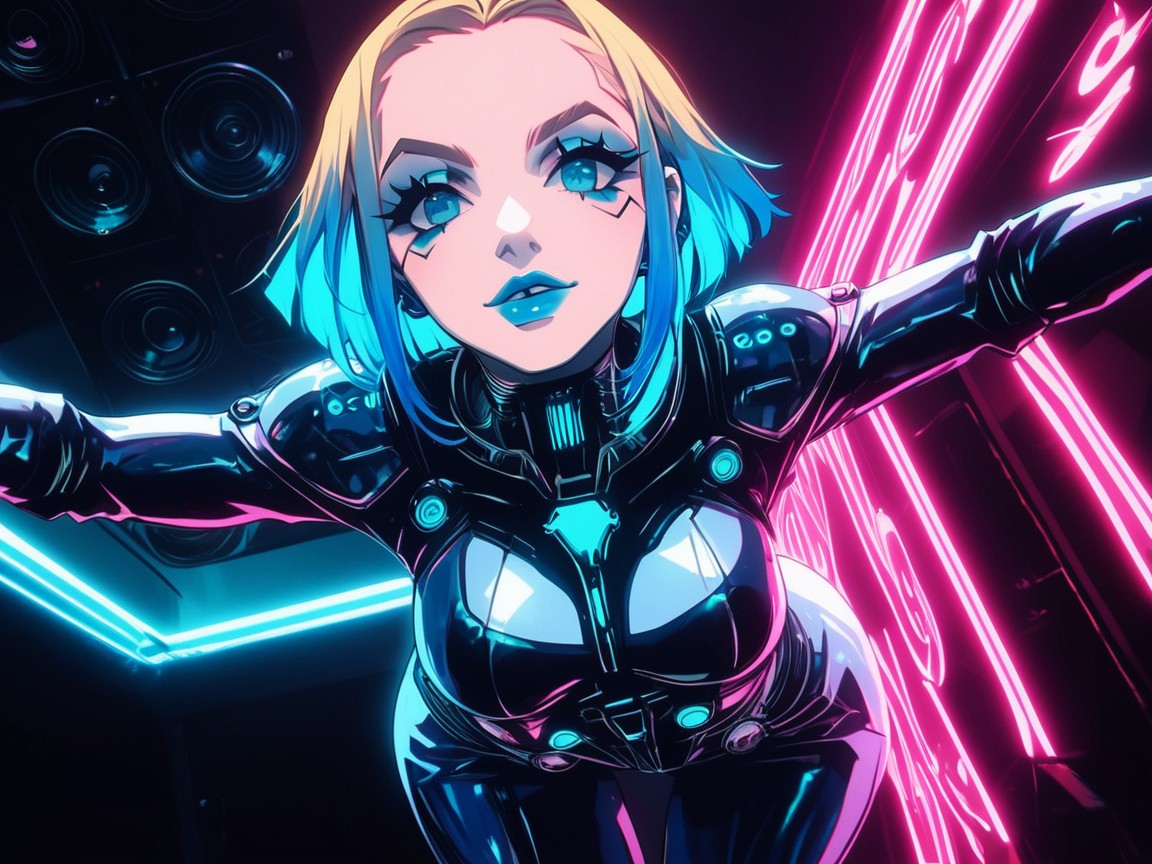 Snatched Waist, Rounded Ass, Blonde Hair Hentai AI Porn