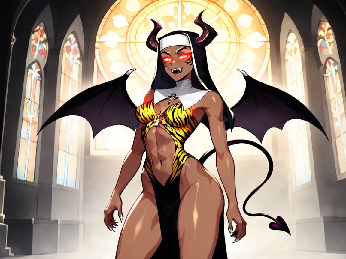 Bobcut, Squared Abdomen, Church Location Porno IA Latina