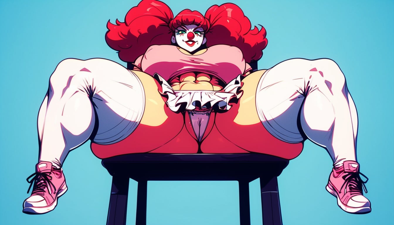 Huge Giant Ass, Well Defined Legs, Thick Thighs AI Porn