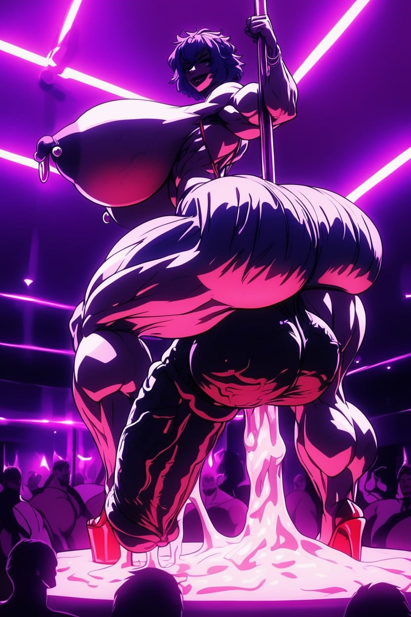 Pony Cock, Hyper Penis, Extremely Gigantic Ass Shemale AI Porn