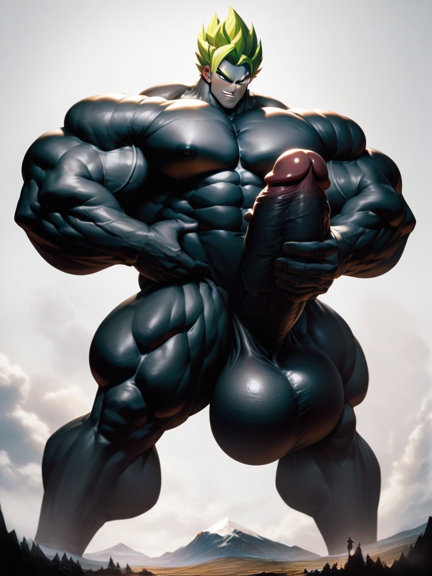 Hyper Penis, Cock Bigger Then Legs, Green Hair Porno IA Gay