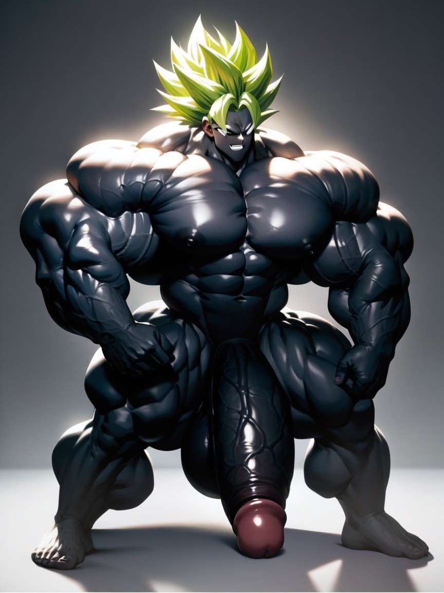Black Skin, Big Man, Naked Porno IA Gay