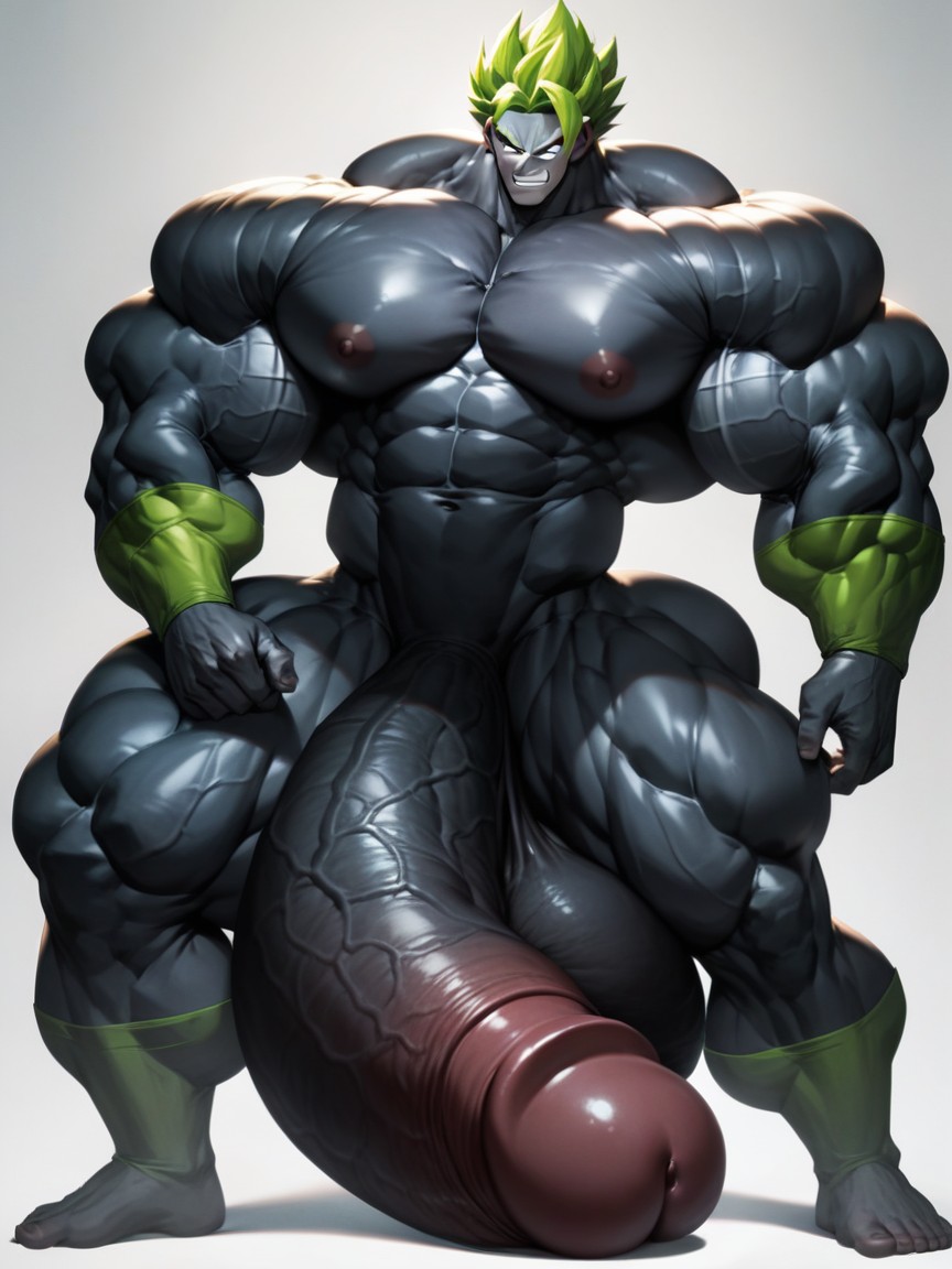 Tall, Naked, Huge Testicles Porno IA Gay