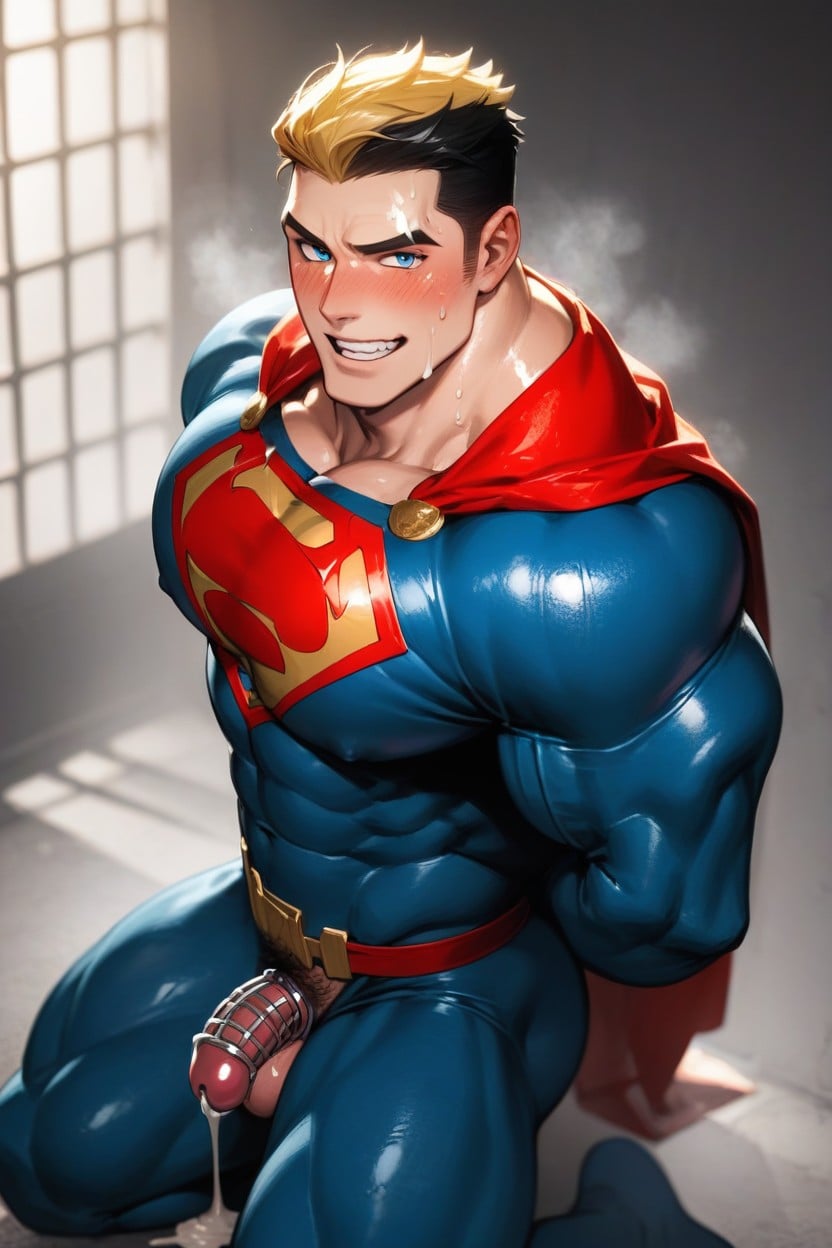 Looking Up At A Viewer, Fully Clothed, Cheveux Noirs Porno IA Gay