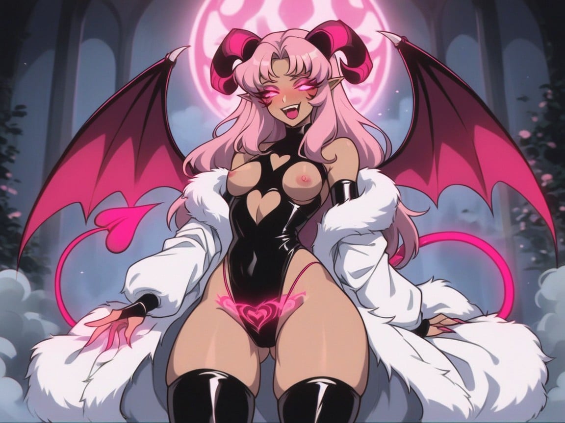 Pretty Face, Vibrant Colors, Fur Coat Hentai AI Porn