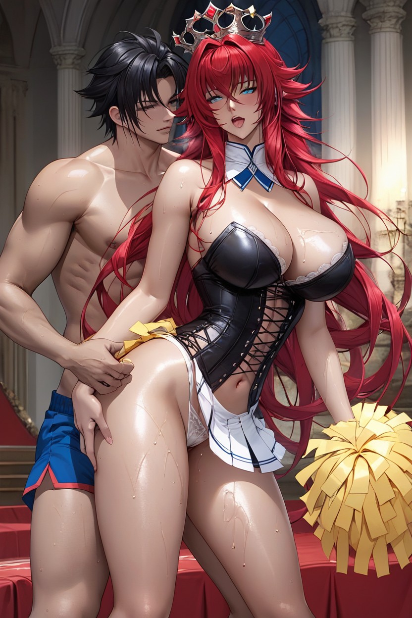 Light Skin, Massive Cock, Bedroom Hentai AI Porn