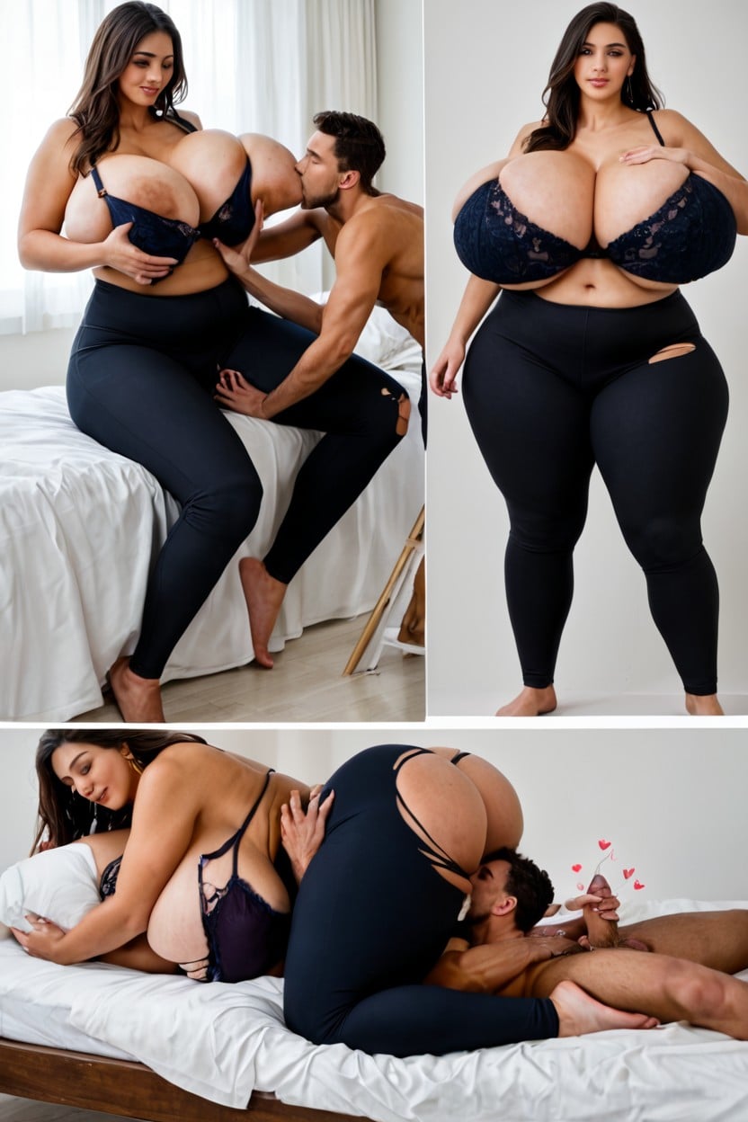 Gigantic Breast Expansion, Body Growth, Thick Thighs Indian AI Porn