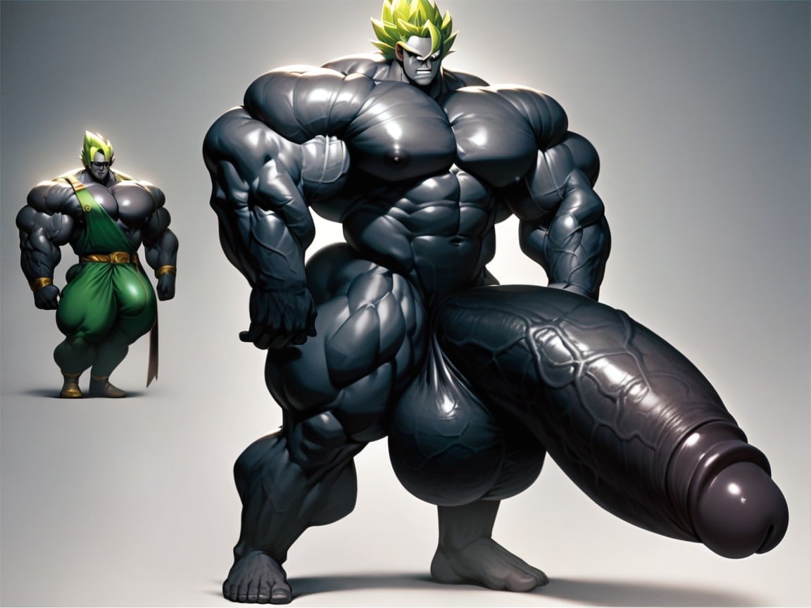 Black Skin, Extreme Proportions, Huge Muscle Porno gay IA