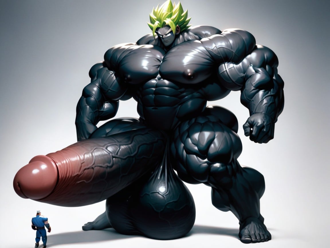 Giant Massive Full Body Artwork, 18+, Wide AI Gay Porn