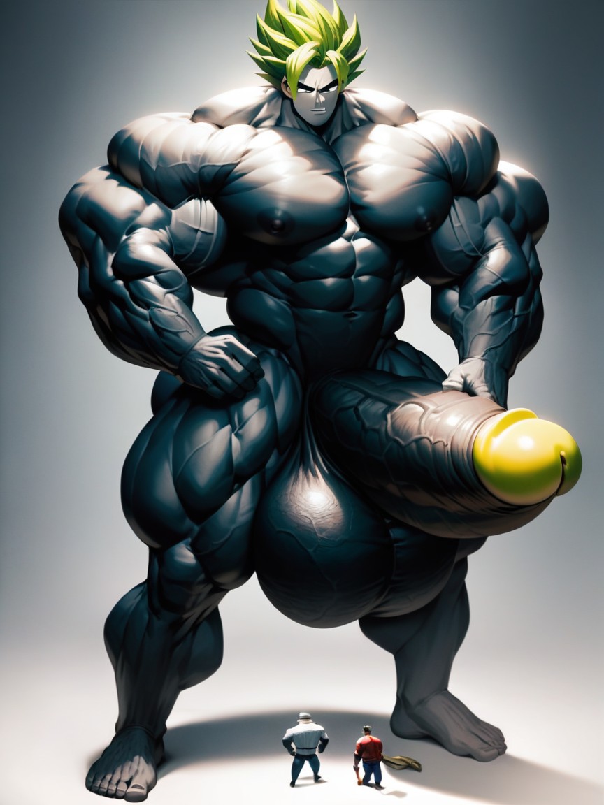 Muscle Growing, Cock Is Bigger Then Legs, Big Ball Porno gay IA