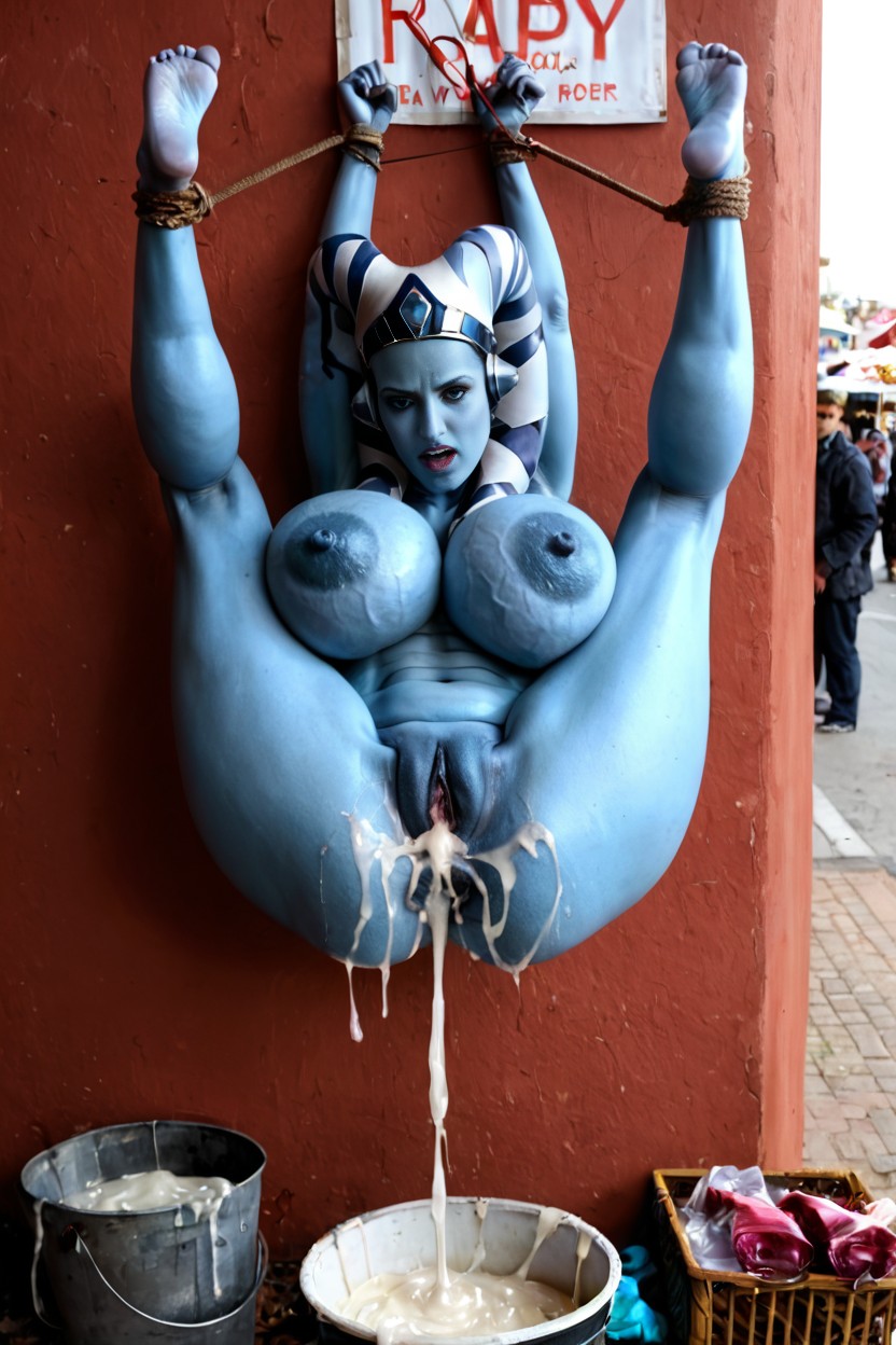 Low Breasts, Twilek, Overflow Creampie AIポルノ