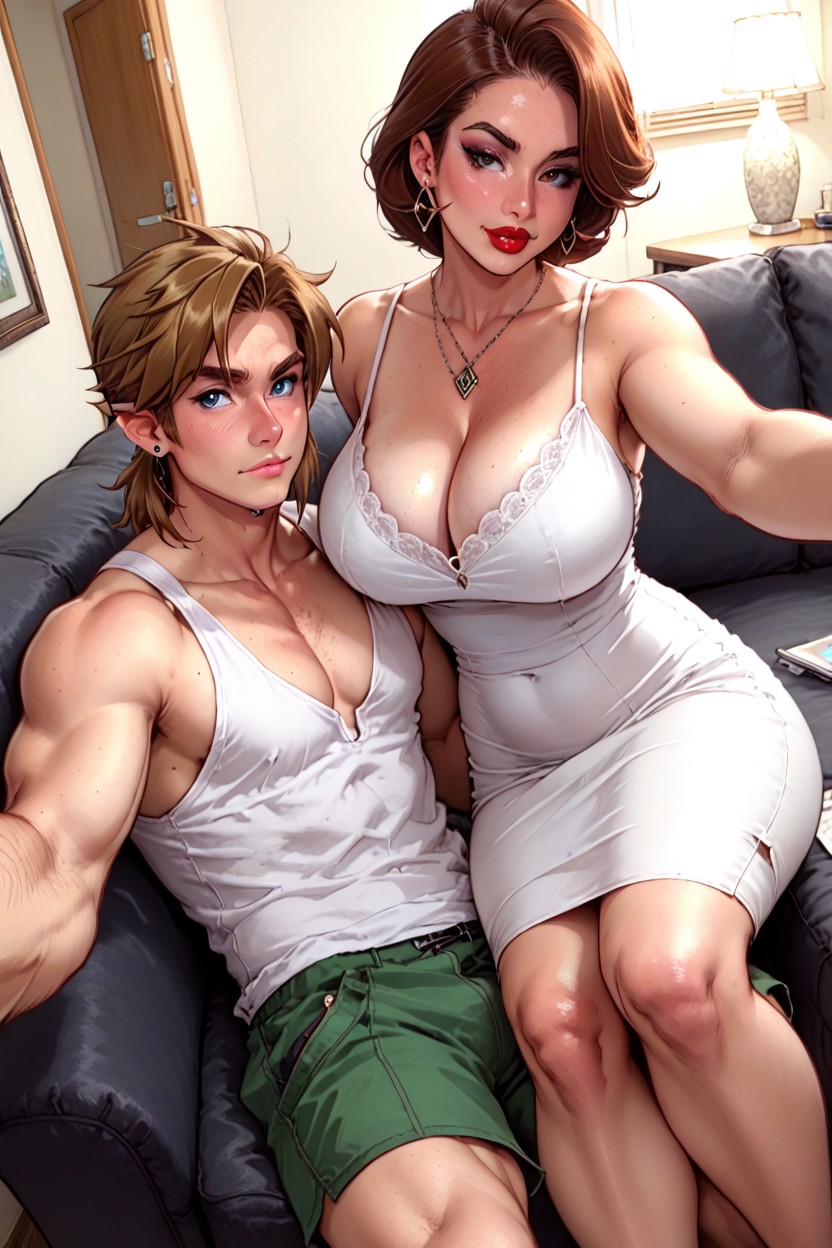 50+, Top Down, Selfie AI Porn