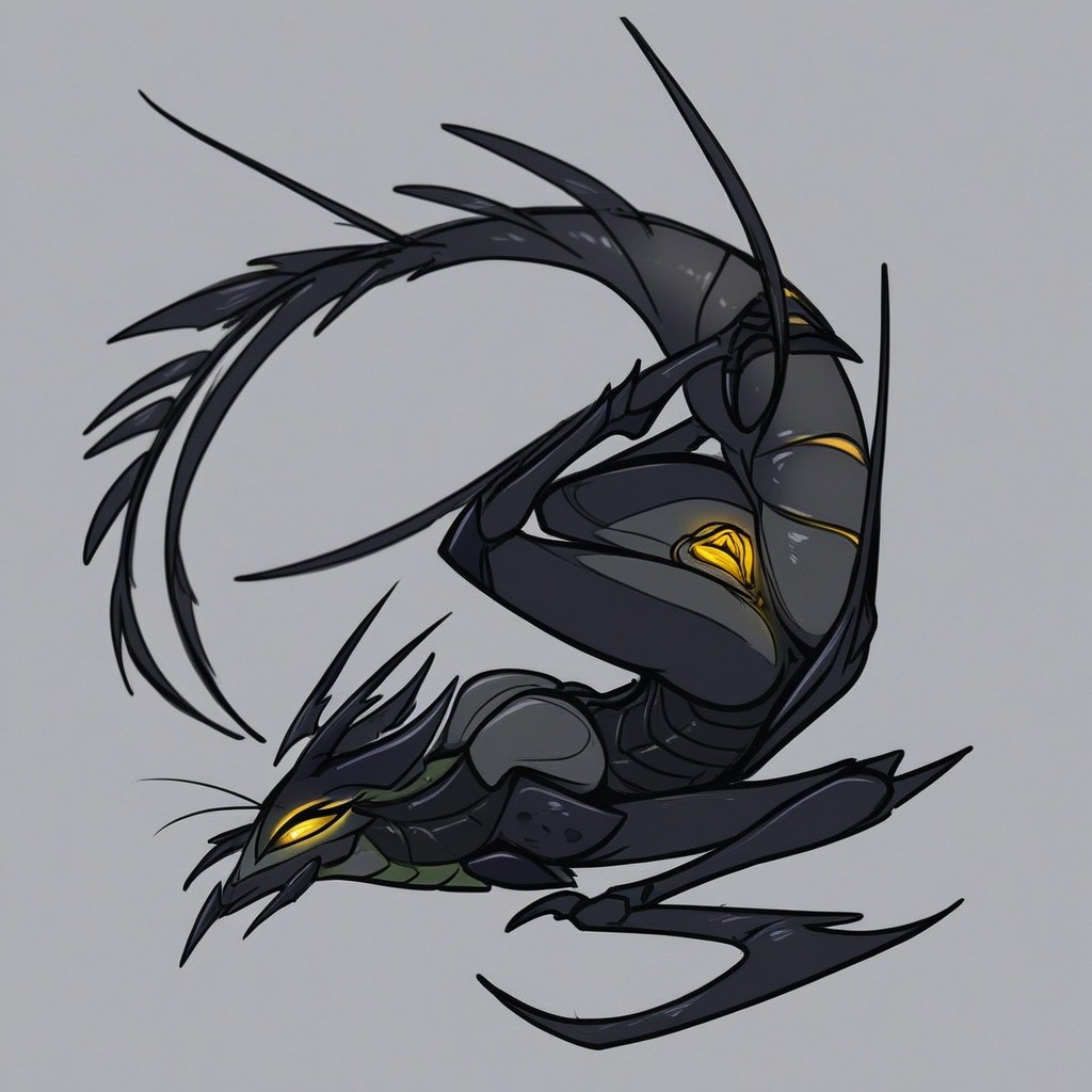 Large Bug Abdomen, Presenting Rear, Bumps Inside Pussy Furry AI Porn